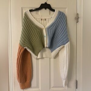 Altar’d State Knitted Sweater Colorblock